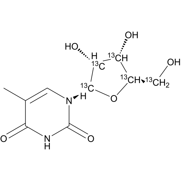 5-Methyluridine-13C5 159496-17-0